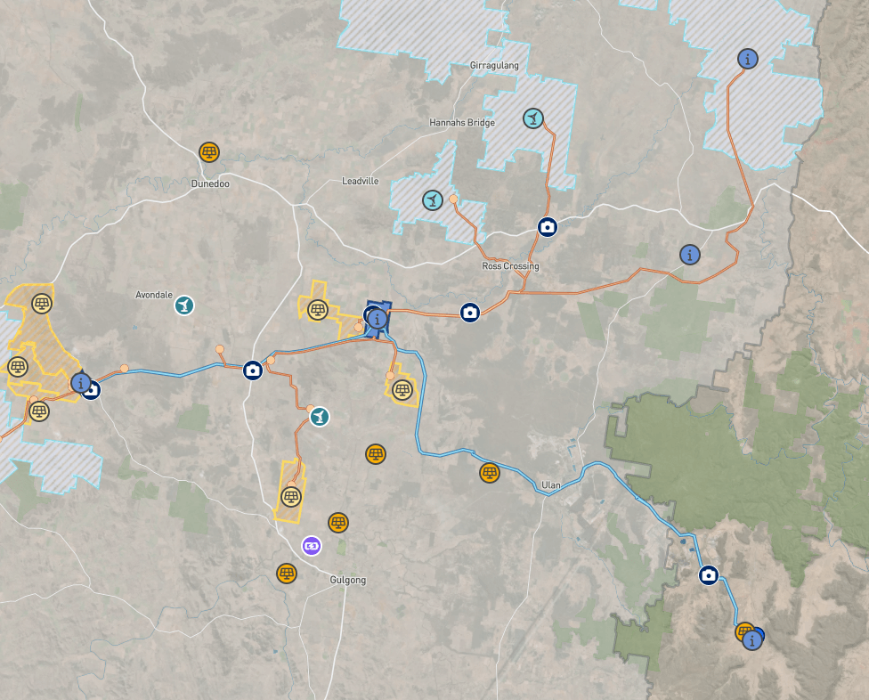 EnergyCo interactive map